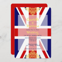 British Union Jack Flag Destination Wedding