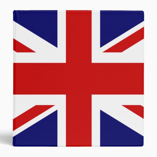 British Union Jack flag English pride Binder | Zazzle