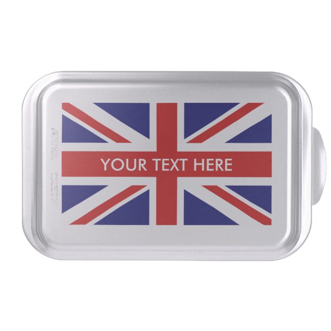 British Union Jack flag English pride custom Cake Pan (Front)