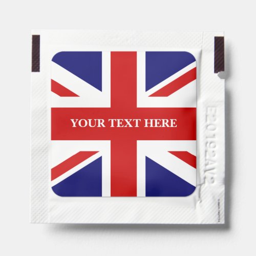 British Union Jack flag English pride custom Hand Sanitizer Packet