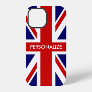 British Union Jack flag English pride personalized iPhone 12 Case