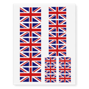 British Union Jack flag English pride tattoos