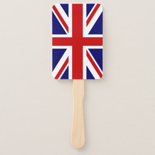 British Union Jack flag English pride wedding Hand Fan