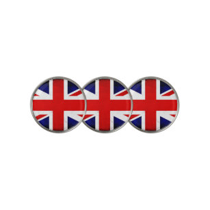 British Union Jack Flag Golf Ball Marker