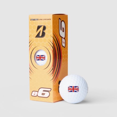 British Union Jack Flag Golf Balls