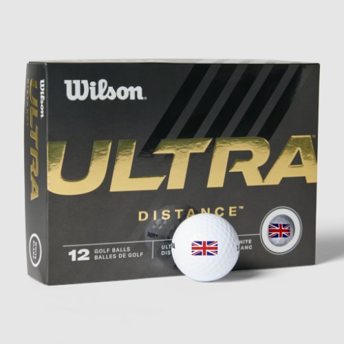 British Union Jack Flag Golf Balls