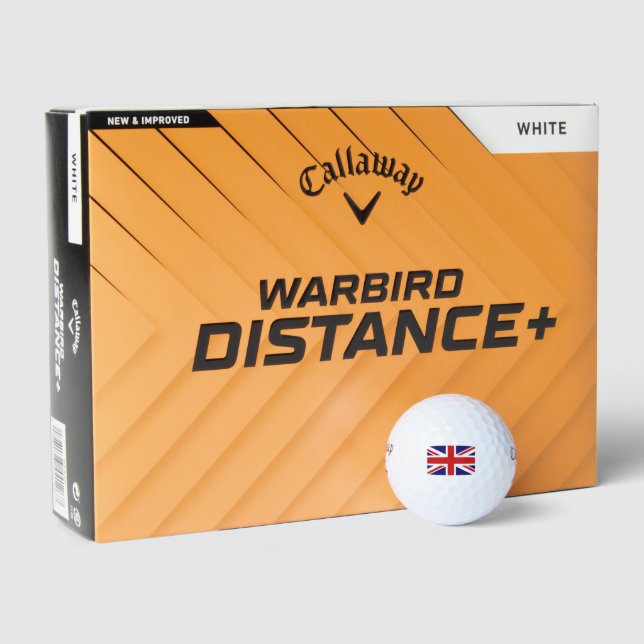 British Union Jack Flag Golf Balls (Packaging)