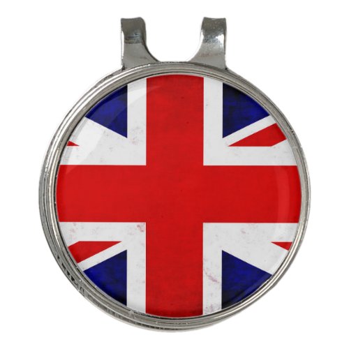 British Union Jack Flag Golf Hat Clip