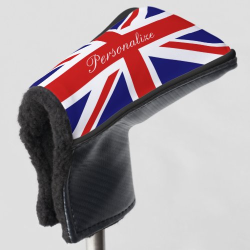 British Union Jack flag golf head putter cover