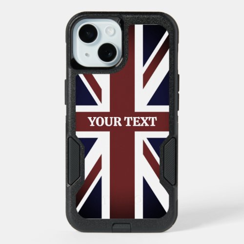 British Union Jack flag iPhone 15 Otterbox case