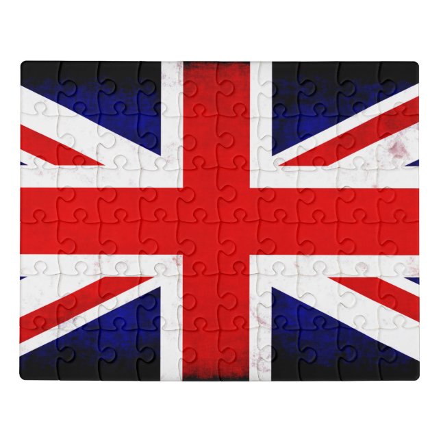 British Union Jack Flag Jigsaw Puzzle (Puzzle Horizontal)