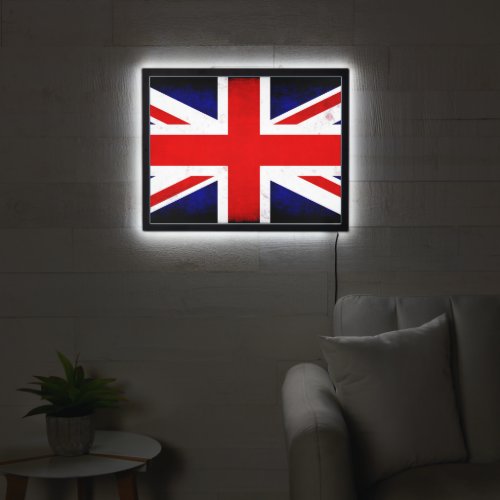 British Union Jack Flag LED Sign