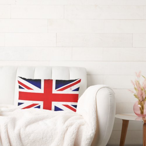 British Union Jack Flag Lumbar Pillow