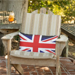 British Union Jack Flag Lumbar Pillow