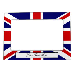 British Union Jack flag magnetic photo frame