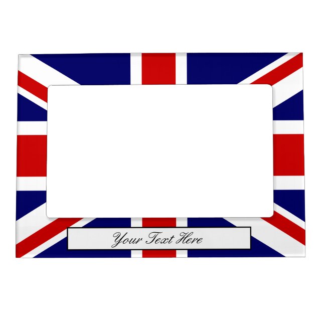 British Union Jack flag magnetic photo frame (Front)