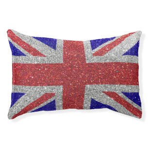 Glitters Shiny Sparkle Union Jack Flag Leggings by Tees2go