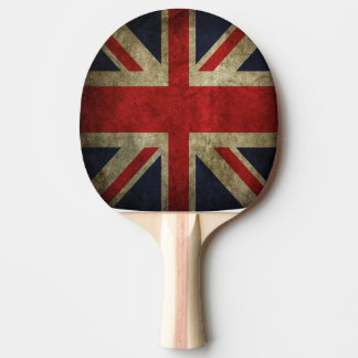 British Union Jack Flag of England Table Tennis Ping-Pong Paddle