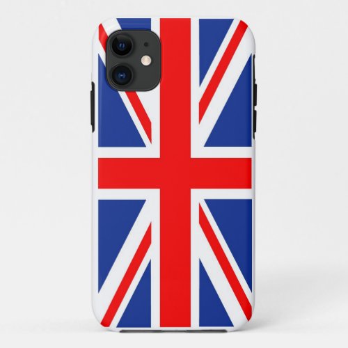 British Union Jack flag on iPhone 55s case iPhone 11 Case