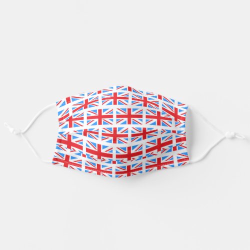 British Union Jack Flag Pattern Adult Cloth Face Mask