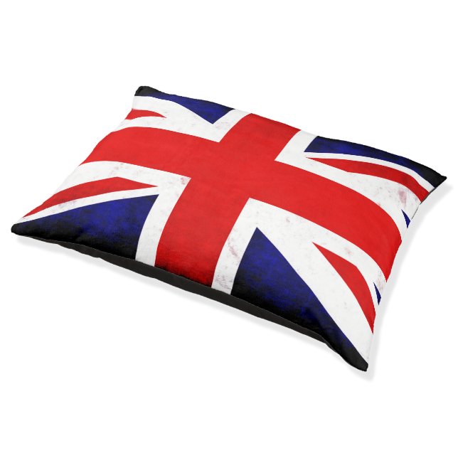 British Union Jack Flag Pet Bed (Angled)