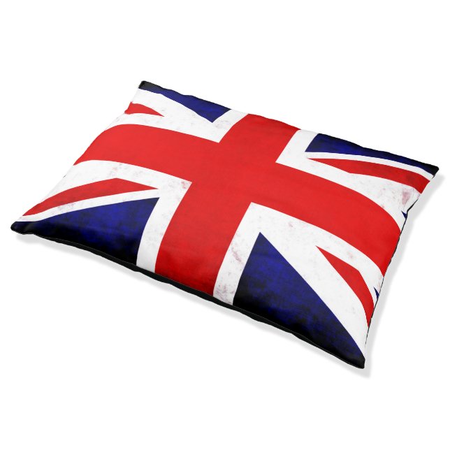 British Union Jack Flag Pet Bed (Angled)