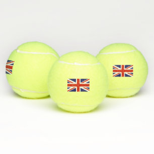 British Union Jack Flag Tennis Balls