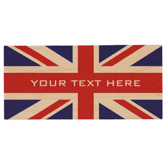 British Union Jack flag USB pendrive flash drive (Front)