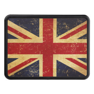 British Union Jack Flag Vintage Hitch Cover