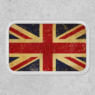 British Union Jack Flag Vintage Patch