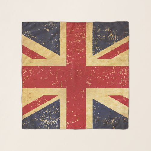 British Union Jack Flag Vintage Scarf