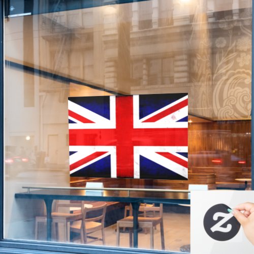 British Union Jack Flag Window Cling