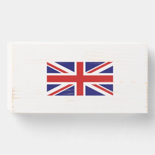 British Union Jack Flag Wooden Storage Box