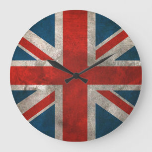 British Union Jack Large Clock