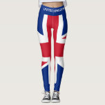 British Union Jack Leggings<br><div class="desc">This product features a national flag spread across the front and rear that would stand out from,  the crowd. The text can be changed to suit your own requirements. Are you bold or patriotic enough to wear them?</div>