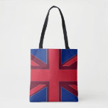 British Union Jack Modified Geometric Tote Bag at Zazzle