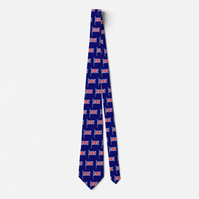 British Union Jack Neck Tie (Front)