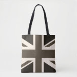 British Union Jack Sepia Antiqued Tote Bag at Zazzle