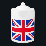 British Union Jack Teapot<br><div class="desc">This design is included in the Royal in London Fashion Collection. Products in this line may show various British Culture. The Union Jack Flag is featured. For more themed products; please see Our other Fashion Cities. Each city has a range of stylish items with a distinct look.</div>
