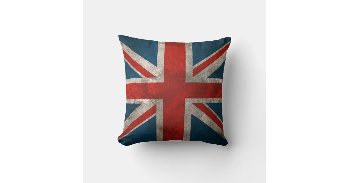 British Union Jack Throw Pillow | Zazzle