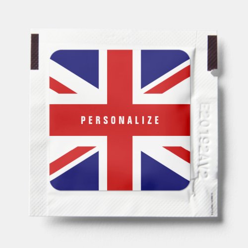 British Union Jack UK flag Queens Jubilee Party Hand Sanitizer Packet