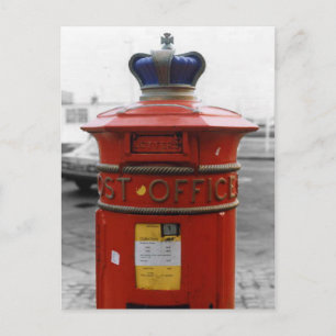 British Victorian pillar box - Liverpool Special 1 Postcard