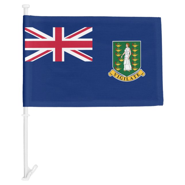 British Virgin Islands Car Flag (Front)
