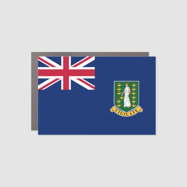 British Virgin Islands Car Magnet (Front)