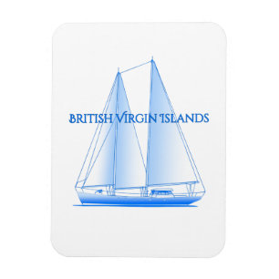 British Virgin Islands Coastal Nautical Sailing Sa Magnet