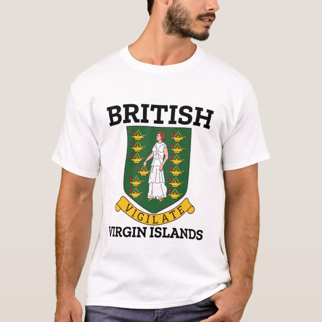 British Virgin Islands coat of arms T-Shirt (Front)