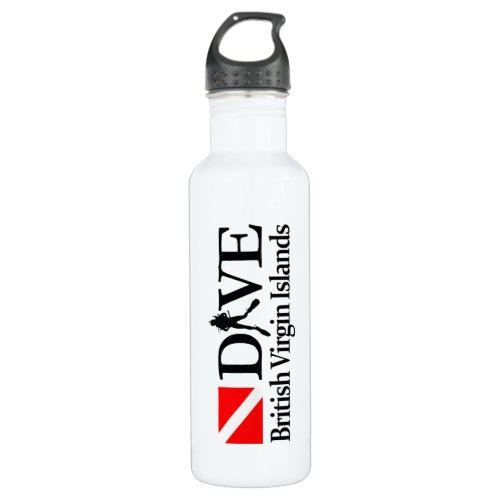 British Virgin Islands DV4  Stainless Steel Water Bottle