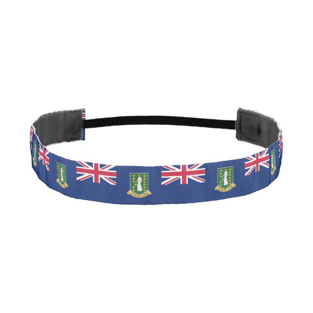 British Virgin Islands Flag Athletic Headband (Front)