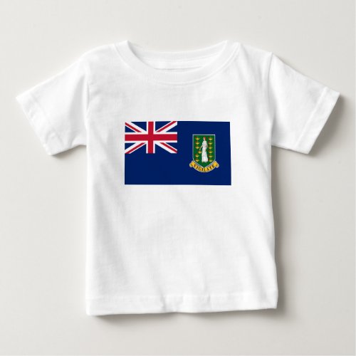 British Virgin Islands Flag Baby T_Shirt