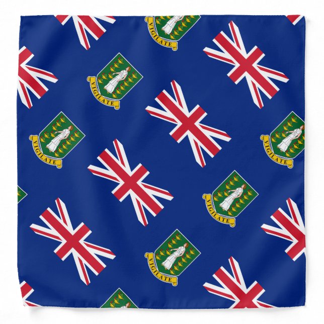 British Virgin Islands flag Bandana (Front)